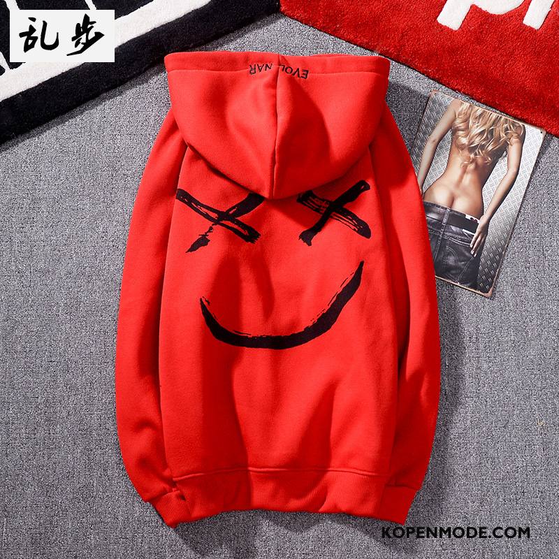 Hoodies Heren Vrouwen Verbinding Plus Kasjmier Jas Eenvoudige Lovers Rood