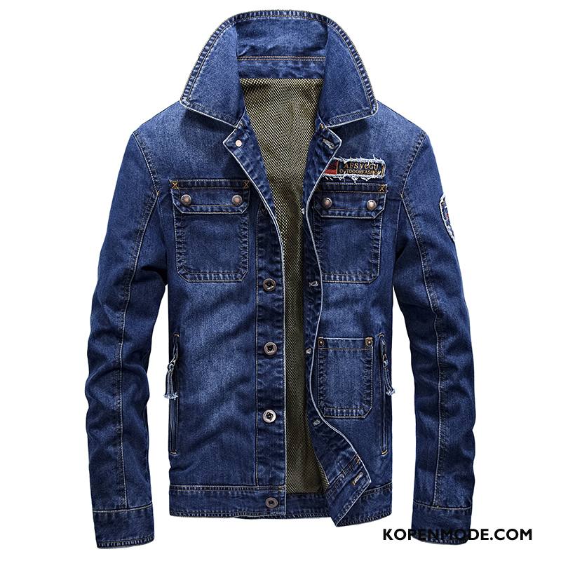 Jassen Heren Denim Donkerblauw