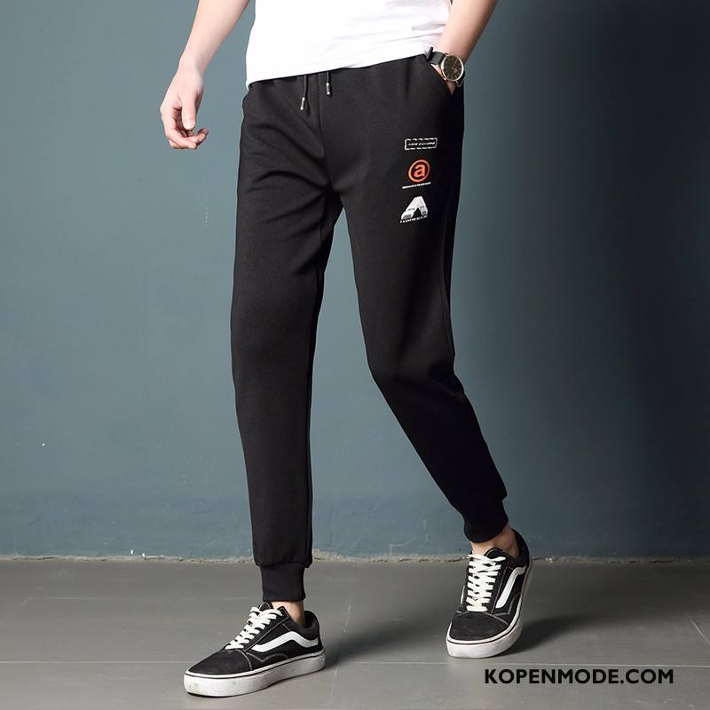 Broeken Heren Potlood Broek Casual Broek Harlan Sport Losse 2018 Zwart